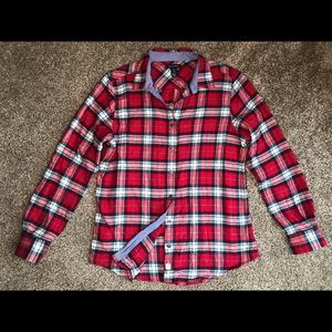 Women’s Lands’ End Flannel Shirt - Size Small (6-8)
